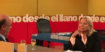 La diputada Elisa Carrió dijo que vio a un \