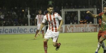 Juan Galeano tuvo un par de chances que no pudo concretar frente a Agropecuario\u002E