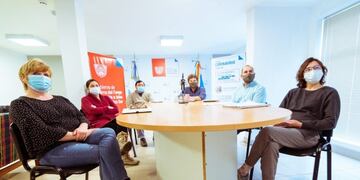 Asesores de Alberto Fernández analizaron la situación epidemiológica de Tierra del Fuego\u002E