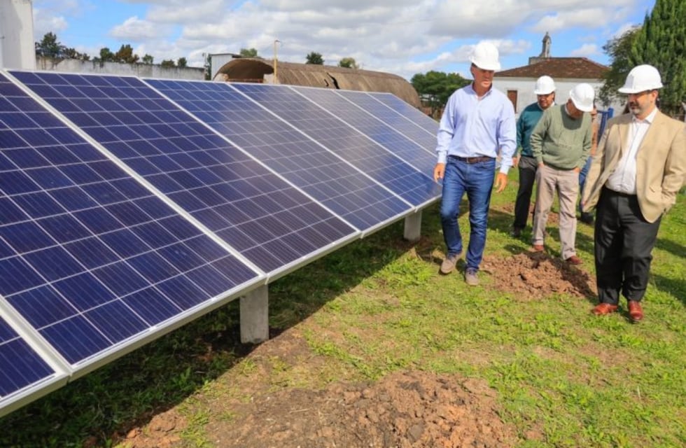 Importante avance del Parque Solar municipal en Obras Sanitarias