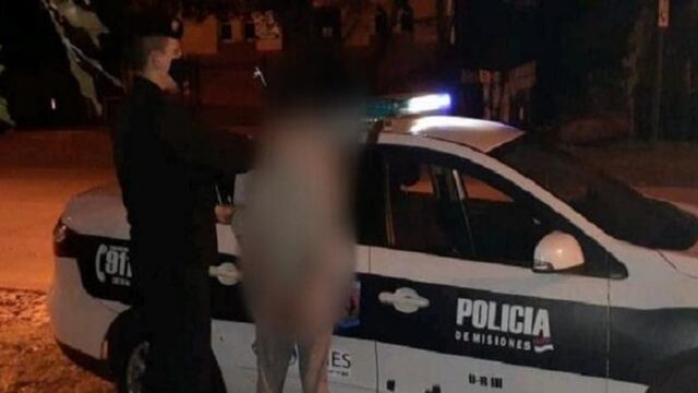 El malabarista terminó detenido en una comisaría de Eldorado\u002E