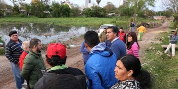 Se avanza en una limpieza integral y recuperación de la laguna en Villa Odorico