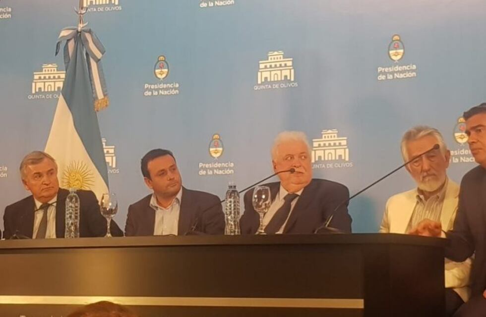 El gobernador Herrera Ahuad en el relanzamiento del programa Remediar