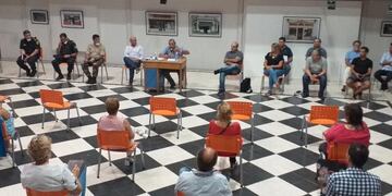 reunión Defensa Civil Tres Arroyos