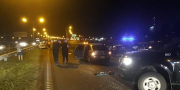 El incidente se desencadenó a partir de un piquete en Circunvalación y la colectora de Oroño\u002E (Min\u002E Seguridad)