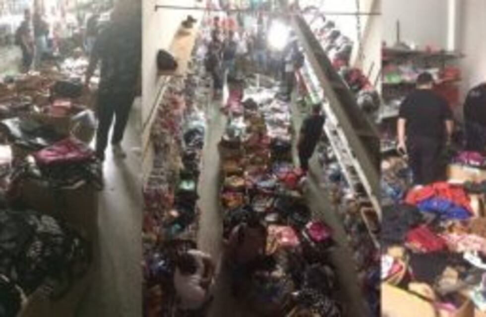 Allanaron una lavandería que funcionaba como depósito de manteros en Once