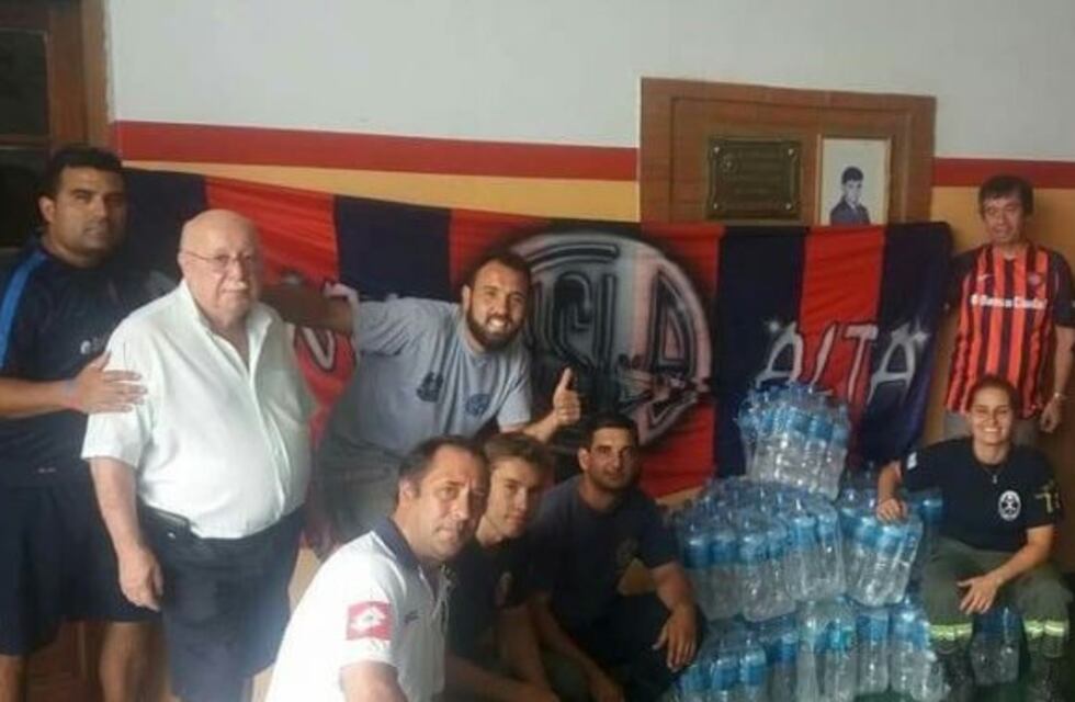 Campaña del agua para los bomberos de Punta Alta