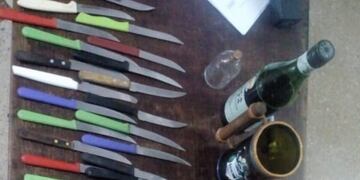 Secuestraron más de una decena de armas blancas y droga en la República de los Niños en La Plata
