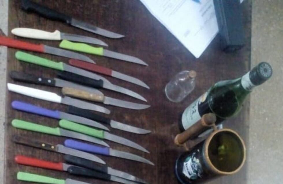 Secuestraron más de una decena de armas blancas y droga en la República de los Niños en La Plata