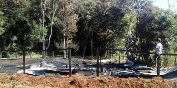 Habrían incendiado la casa de \