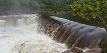 Así fue el ingreso de la creciente en Villa Carlos Paz\u002E