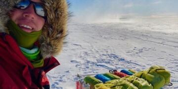 Colin O'Brady, el hombre que cruzó por primera vez la Antártida a pie, solo y sin ayuda\u002E (Instagram)