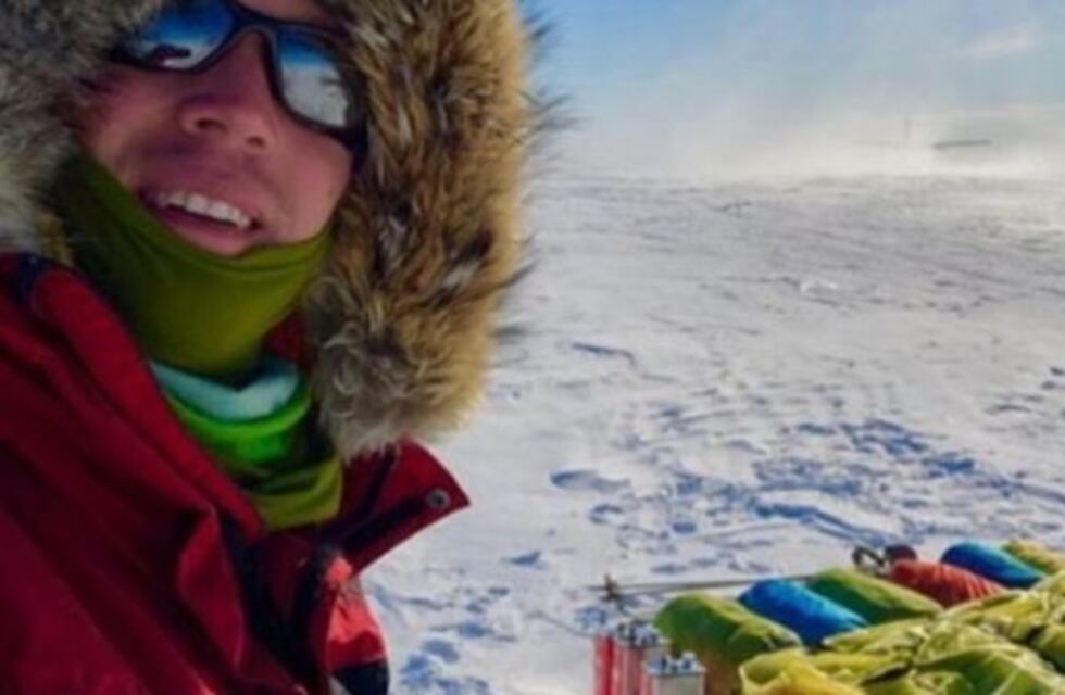 Por primera vez en la historia, un hombre cruzó la Antártida a pie, solo y sin ayuda