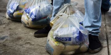 Entrega de mercadería Programa Alimentario Municipal