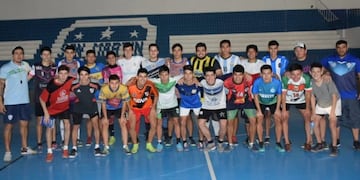 Plantel completo del Juvenil C-20 que se prepara para el nacional de la categoría en el mes de Agosto\u002E