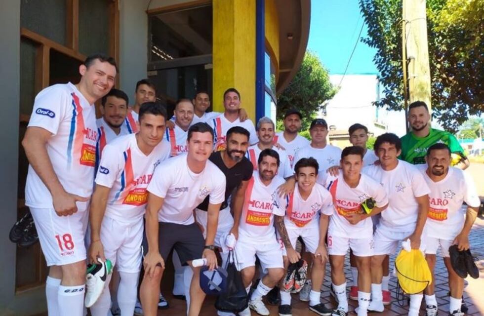 Fútbol solidario: Pitana y las estrellas misioneras se calzaron los botines el fin de semana