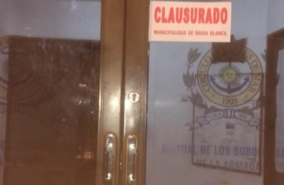 Clausuran una fiesta clandestina en pleno centro bahiense