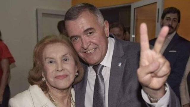 Osvaldo Jaldo con Olijela Rivas.