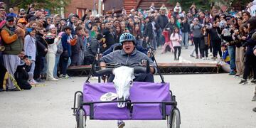La primera edición de la carrera de autos locos fue un éxito en Tolhuin