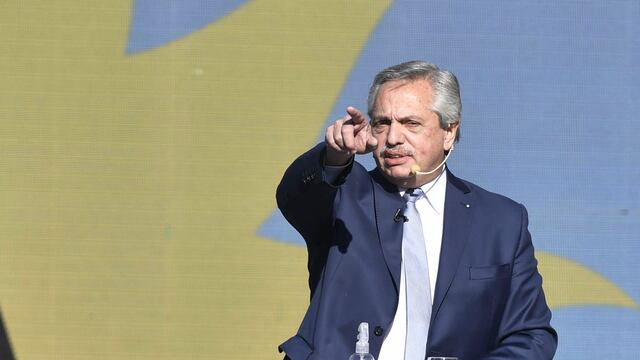Alberto Fernández hizo hincapié en que la inflación de diciembre 2021 fue un 0,2% menor a la de diciembre del 2020. Foto: Télam/La Voz.
