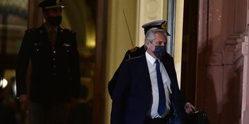 Alberto Fernández, en una semana crucial de su Gobierno.