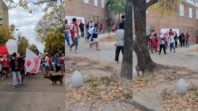 En la zona de calle Leloir se registraron corridas luego de escuchar la detonación. (@teleferosario)