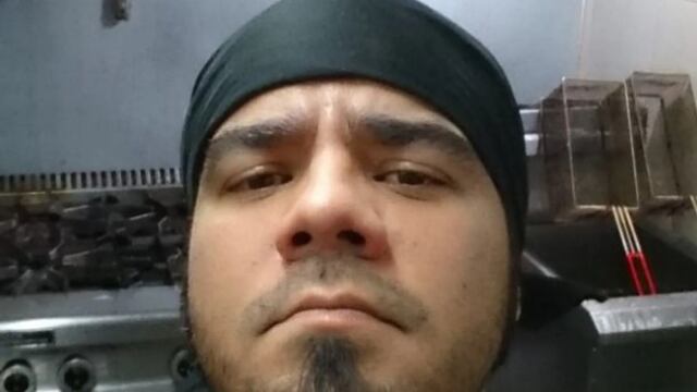 Alexis Pachu, el hijo del hombre descuartizado que está detenido acusado de ser autor del hecho.