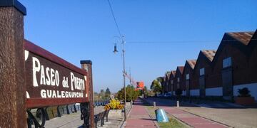Puerto de Gualeguaychú.
