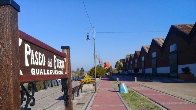 Puerto de Gualeguaychú.