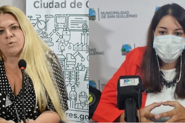 Alejandra Dupouy (Ceres) y Romina Lopez (San Guillermo) rechazaron el nuevo decreto provincial