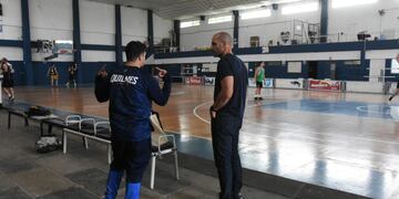 Ignacio Podio recorrió las instalaciones de Quilmes