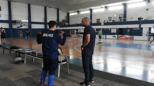 Ignacio Podio recorrió las instalaciones de Quilmes