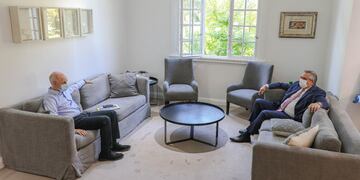 Alberto Fernández se reunió en la Quinta de Olivos con Horacio Rodríguez Larreta. (Presidencia)
