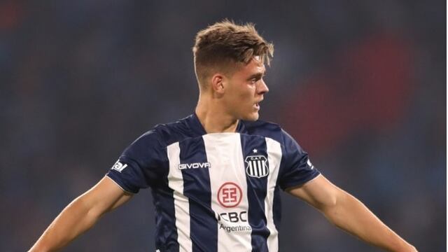 El delantero Federico Girotti y otra chance para volver a ser titular en Talleres (Prensa Talleres).