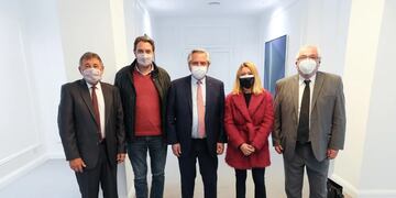 Los legisladores cordobeses del Frente de Todos mantuvieron un encuentro con Alberto Fernánez (Twitter: @gabiestevezok )
