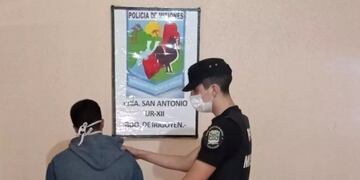 San Antonio: detuvieron a un joven por incumplir una prohibición de acercamiento hacia su expareja.