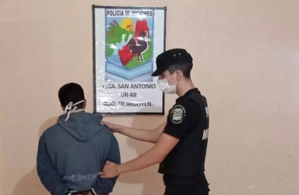 San Antonio: detuvieron a un joven por incumplir una prohibición de acercamiento hacia su expareja