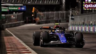 Franco Colapinto corre en Qatar (Prensa Williams Racing).