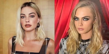 Margot Robbie y Cara Delevingne