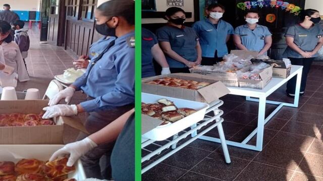 Eldorado: penitenciarios repartieron facturas para la Escuela 280