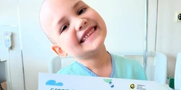 Santino, el niño misionero internado en Singapur, venció la leucemia.