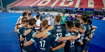 Los Leoncitos se enfrentan ante Países Bajos. (Prensa FIH)