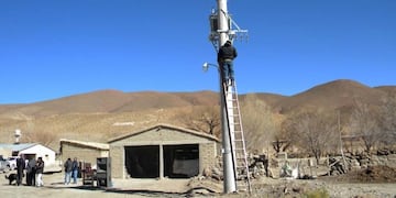 Tendido eléctrico en la Quebrada de Humahuaca (Jujuy) (Imagen ilustrativa)