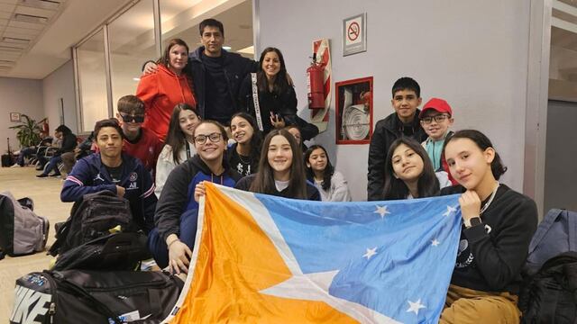 Juegos nacionales Evita: la delegación fueguina ya llegó a Mar del Plata