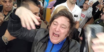 Javier Milei visitó Rosario para el cierre de campaña del balotaje presidencial 2023 en Argentina.