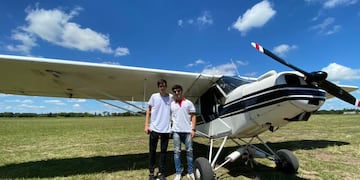 Dos cordobeses son los pilotos de avión más jóvenes del país.