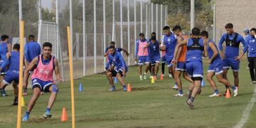 El Tomba ajusta detalles para el partido de este viernes por la Copa Argentina ante Tristán Suarez.Godoy Cruz