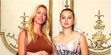 La hija de Fabián Cubero y Nicole Neumann se ausentó del civil de su madre.