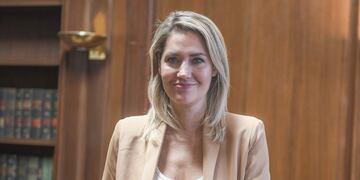Carolina Losada anunció su candidatura a la Gobernación de Santa Fe. 
Foto Federico Lopez Claro