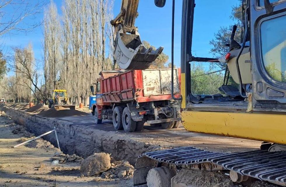 La construcción del colector cloacal Norte ingresó en la etapa final